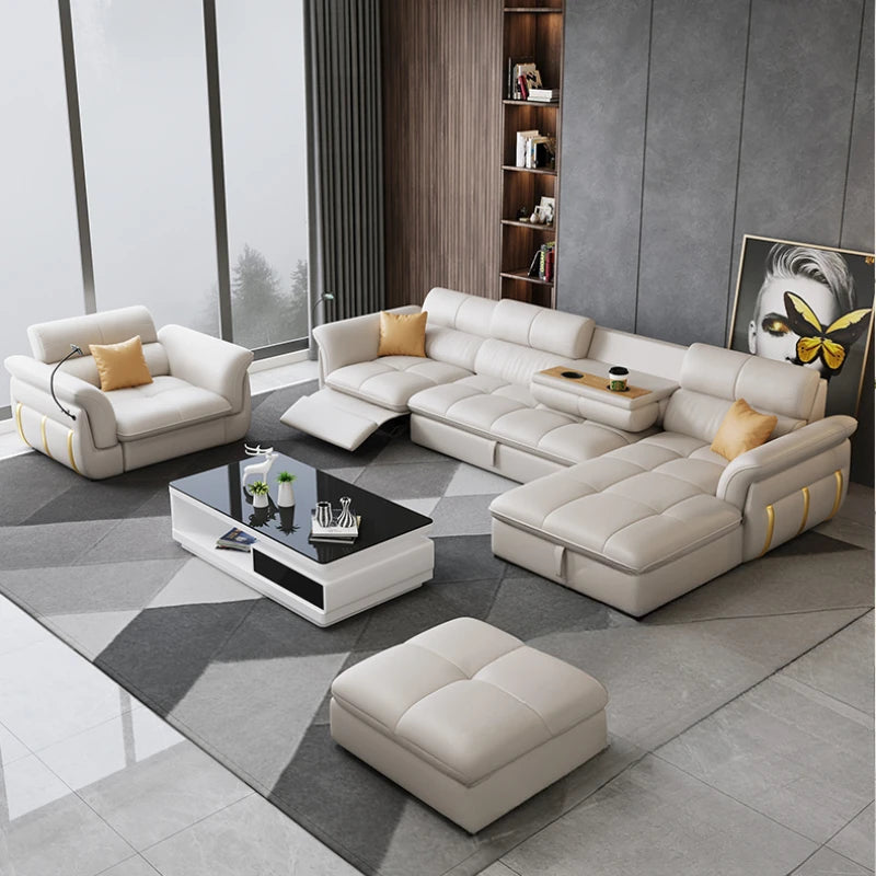 Reclining Electric Leather Sofa - New Arrival 🌟