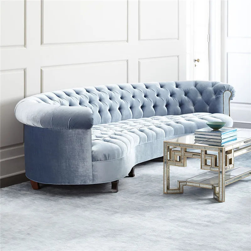 Designer Luxury Nordic Single Loveseat Sofa - Elegant Living Room Furniture